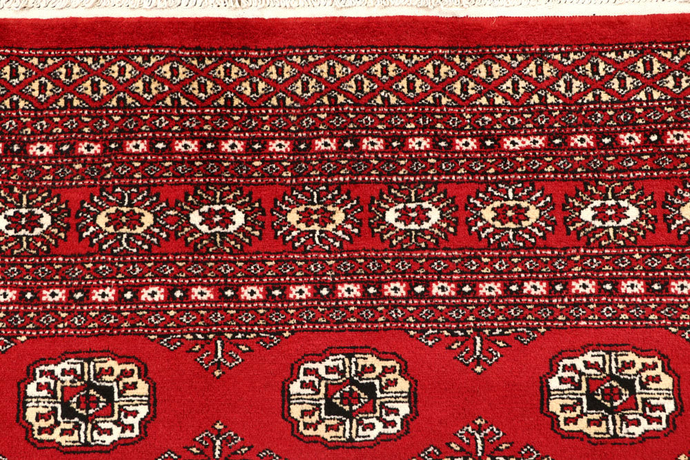 Firebrick Bokhara 6' 7 x 7' 10 - No. 59738 - ALRUG Rug Store