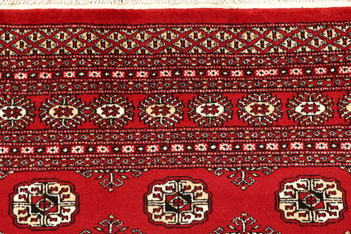 Firebrick Bokhara 6' 7 x 7' 10 - No. 59738 - ALRUG Rug Store