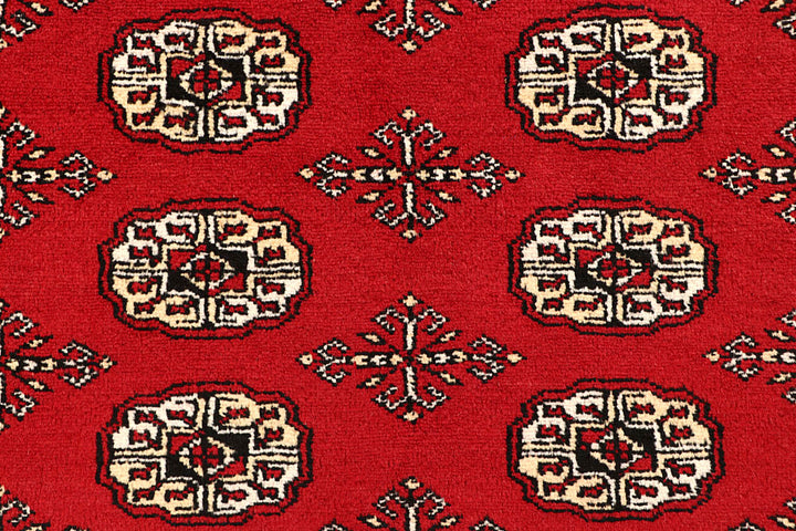 Firebrick Bokhara 6' 7 x 7' 10 - No. 59738 - ALRUG Rug Store