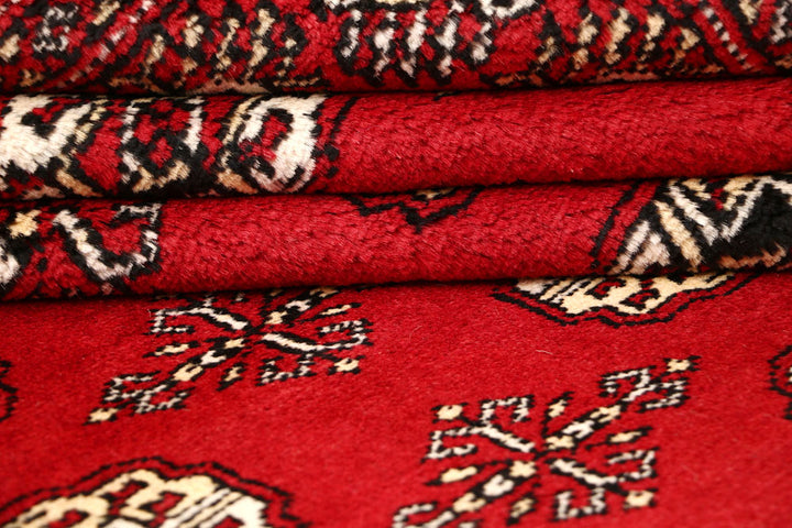 Firebrick Bokhara 6' 7 x 7' 10 - No. 59738 - ALRUG Rug Store