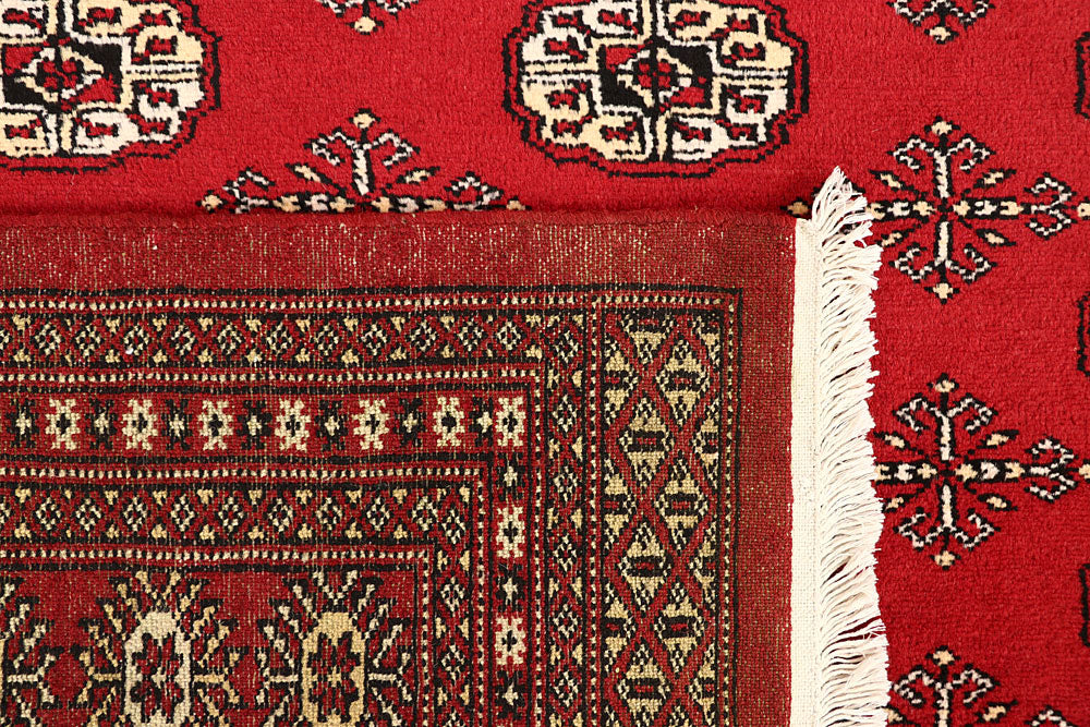 Firebrick Bokhara 6' 7 x 7' 10 - No. 59738 - ALRUG Rug Store