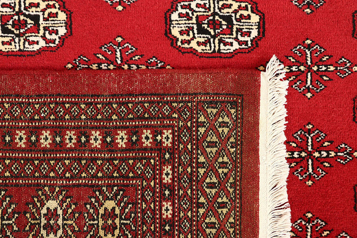 Firebrick Bokhara 6' 7 x 7' 10 - No. 59738 - ALRUG Rug Store