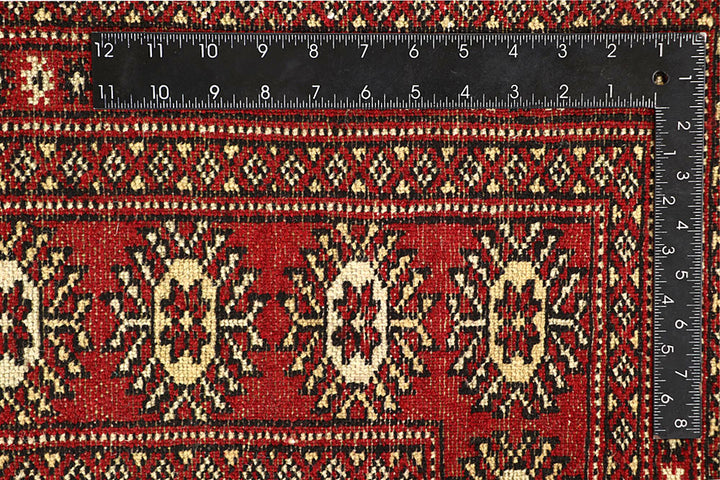 Firebrick Bokhara 6' 7 x 7' 10 - No. 59738 - ALRUG Rug Store