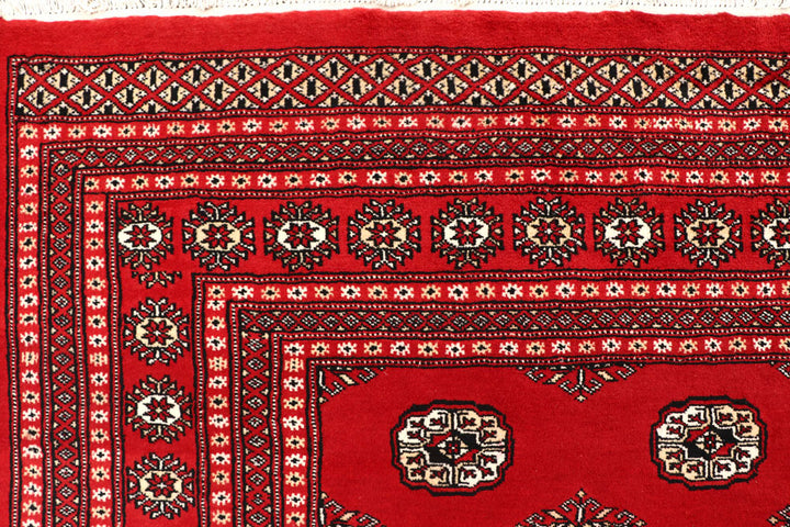 Red Bokhara 6' 8 x 8' 2 - No. 59739 - ALRUG Rug Store