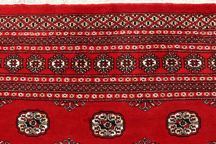 Red Bokhara 6' 8 x 8' 2 - No. 59739 - ALRUG Rug Store