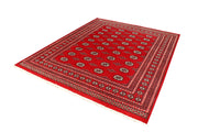 Red Bokhara 6' 8 x 8' 2 - No. 59739 - ALRUG Rug Store