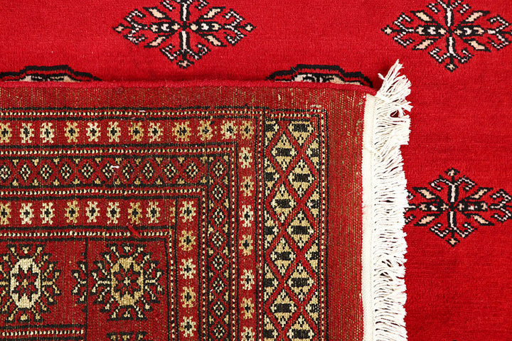 Red Bokhara 6' 8 x 8' 2 - No. 59739 - ALRUG Rug Store