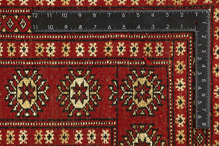Red Bokhara 6' 8 x 8' 2 - No. 59739 - ALRUG Rug Store