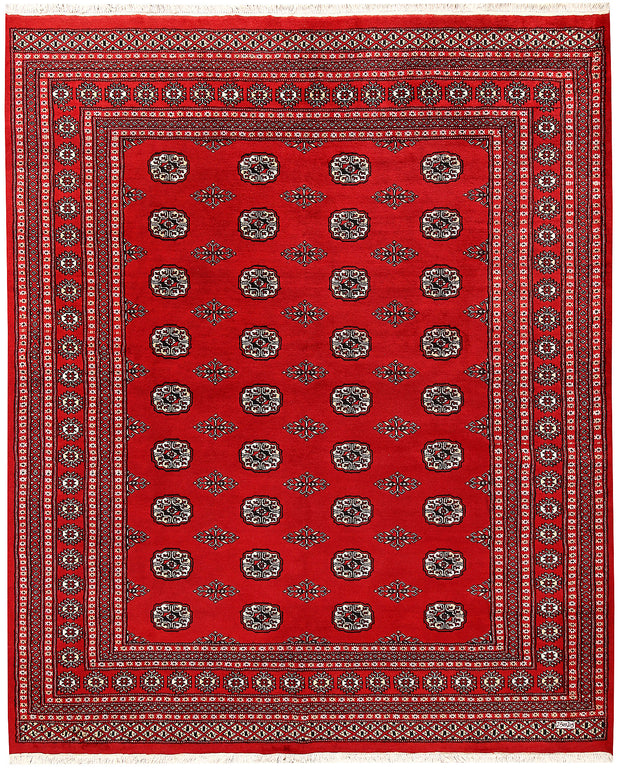 Red Bokhara 6' 8 x 8' 2 - No. 59739 - ALRUG Rug Store