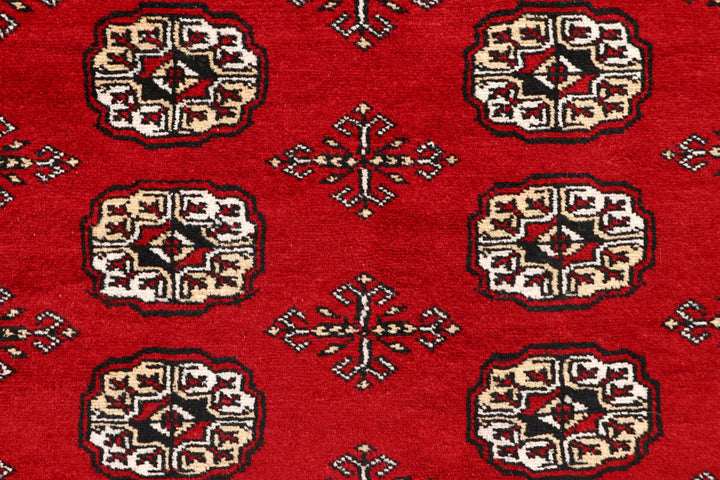 Firebrick Bokhara 6' 7 x 8' - No. 59740 - ALRUG Rug Store