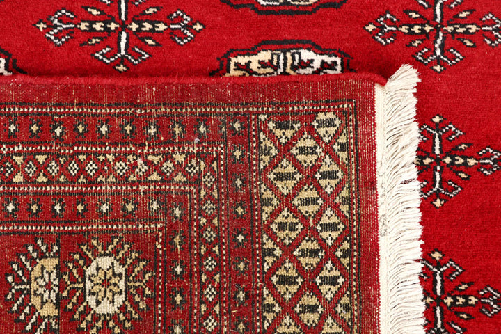 Firebrick Bokhara 6' 7 x 8' - No. 59740 - ALRUG Rug Store