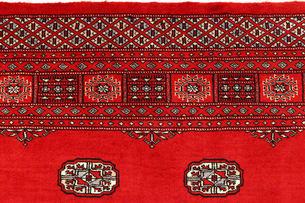 Red Bokhara 6' 8 x 8' 3 - No. 59742 - ALRUG Rug Store
