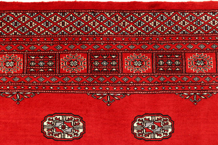 Red Bokhara 6' 8 x 8' 3 - No. 59742 - ALRUG Rug Store