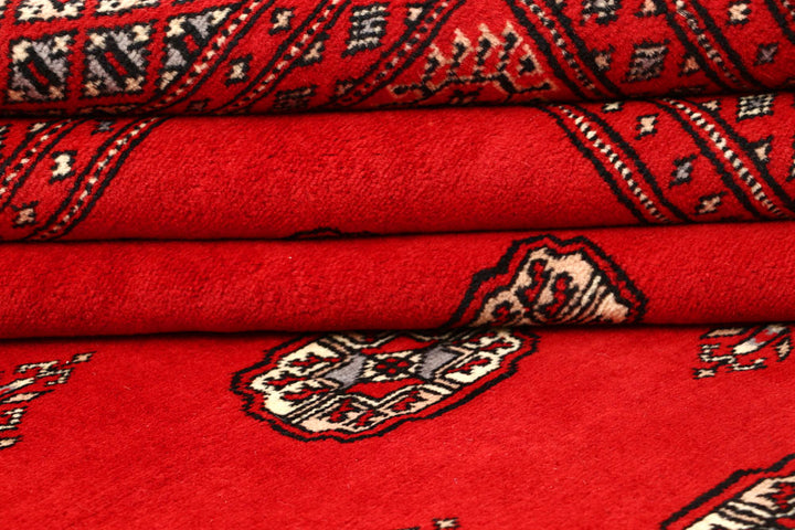 Red Bokhara 6' 8 x 8' 3 - No. 59742 - ALRUG Rug Store