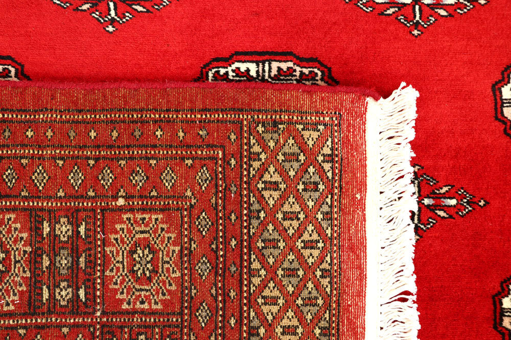 Red Bokhara 6' 8 x 8' 3 - No. 59742 - ALRUG Rug Store