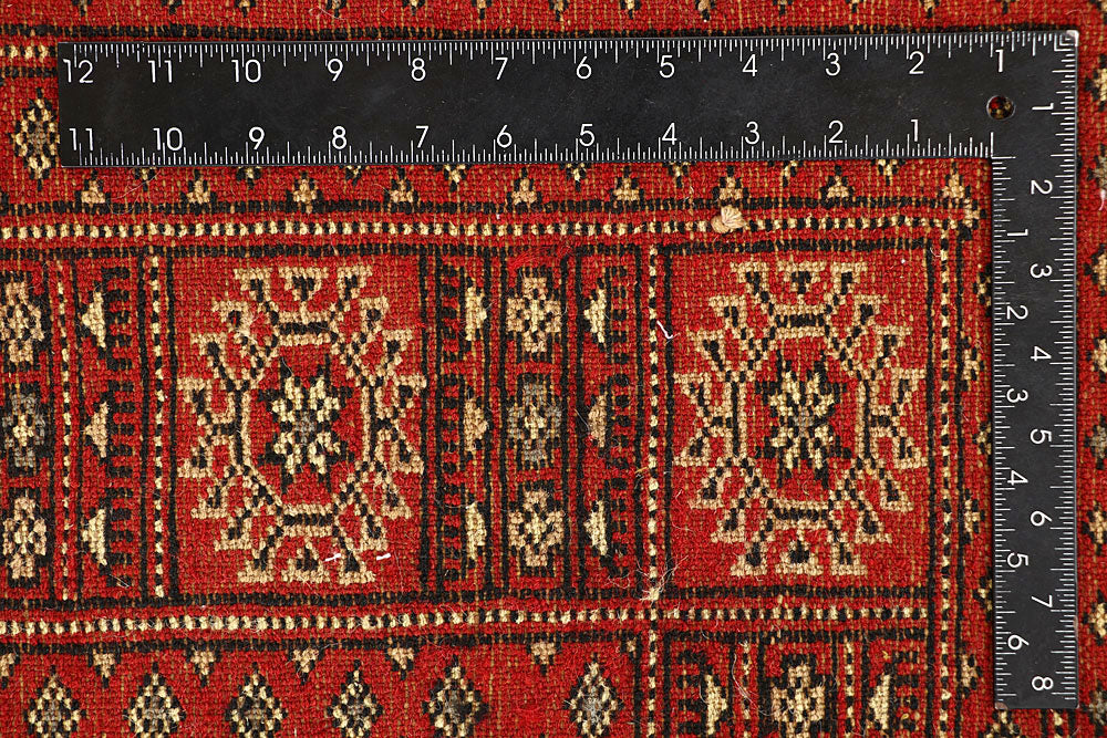 Red Bokhara 6' 8 x 8' 3 - No. 59742 - ALRUG Rug Store