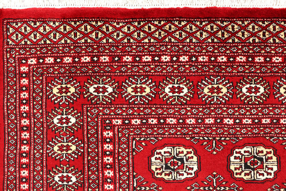 Firebrick Bokhara 6' 6 x 8' 6 - No. 59743 - ALRUG Rug Store