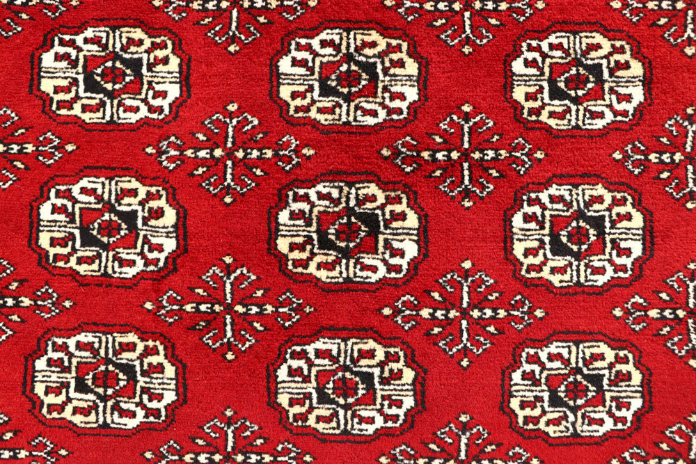 Firebrick Bokhara 6' 6 x 8' 6 - No. 59743 - ALRUG Rug Store