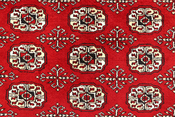 Firebrick Bokhara 6' 6 x 8' 6 - No. 59743 - ALRUG Rug Store