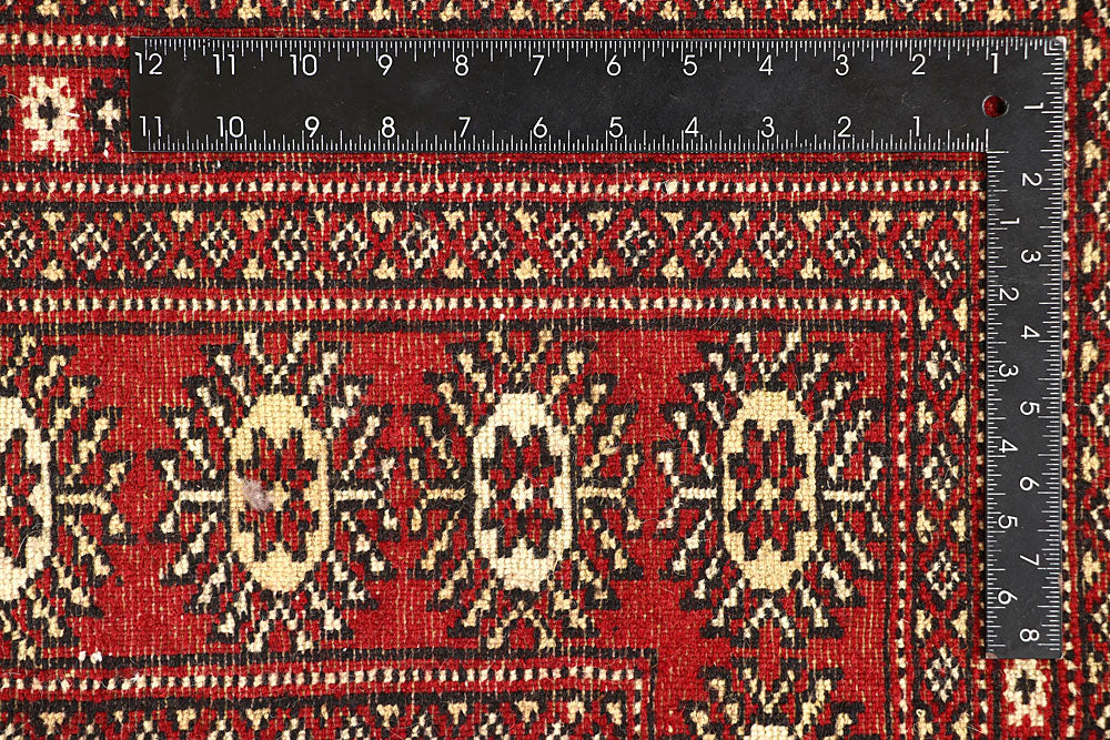 Firebrick Bokhara 6' 6 x 8' 6 - No. 59743 - ALRUG Rug Store