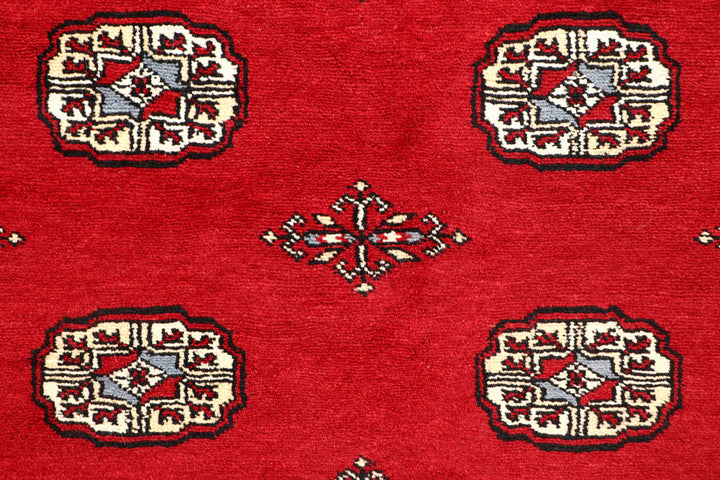 Firebrick Bokhara 6' 6 x 8' 10 - No. 59744 - ALRUG Rug Store