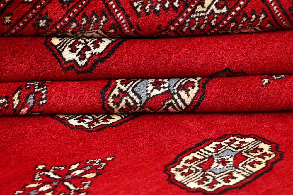 Firebrick Bokhara 6' 6 x 8' 10 - No. 59744 - ALRUG Rug Store