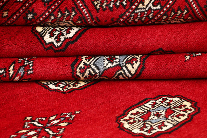 Firebrick Bokhara 6' 6 x 8' 10 - No. 59744 - ALRUG Rug Store