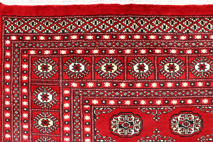 Firebrick Bokhara 6' 8 x 8' 4 - No. 59745 - ALRUG Rug Store