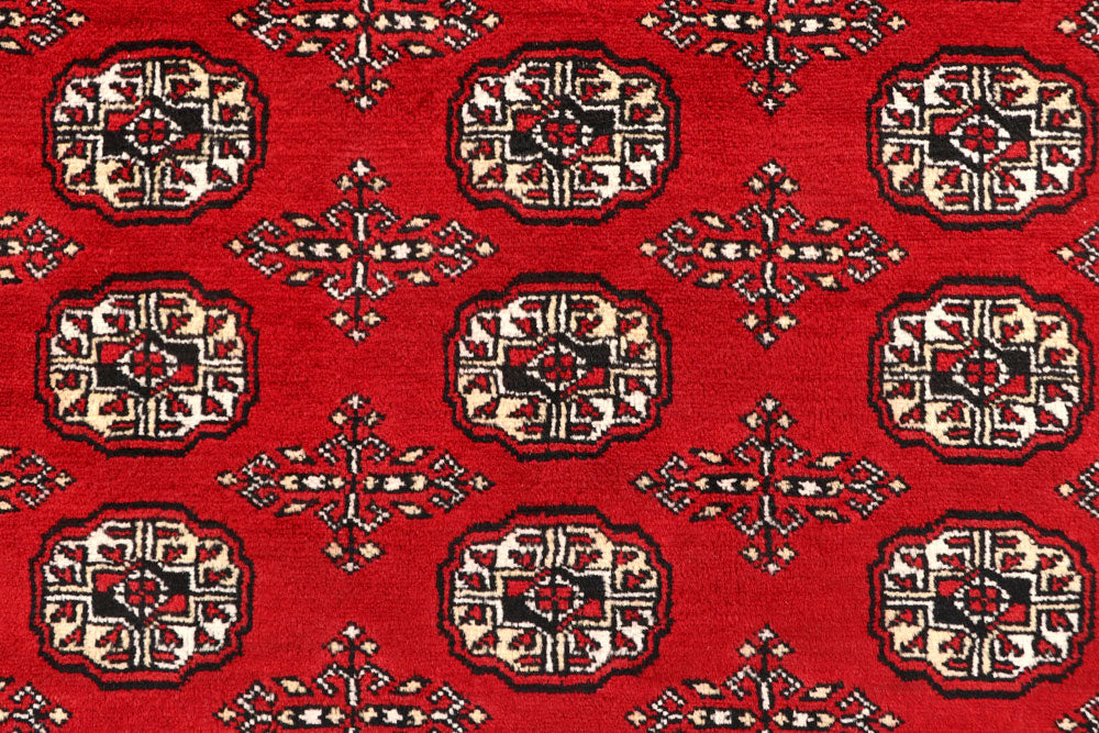 Firebrick Bokhara 6' 8 x 8' 4 - No. 59745 - ALRUG Rug Store