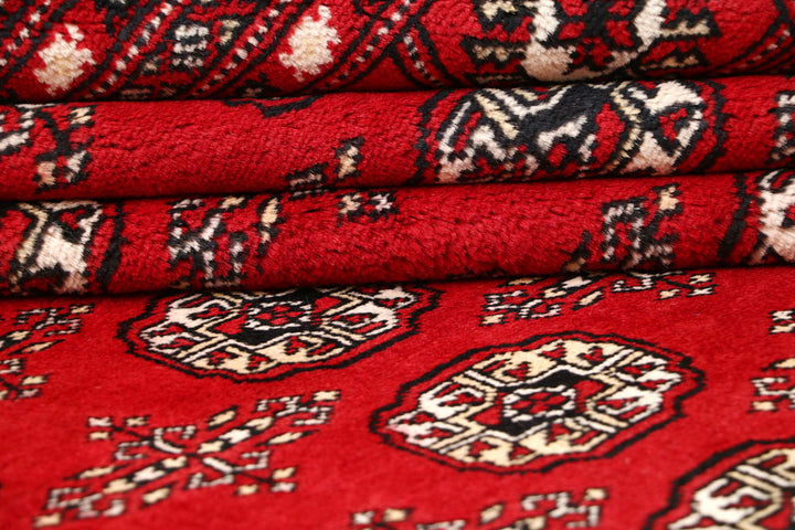 Firebrick Bokhara 6' 8 x 8' 4 - No. 59745 - ALRUG Rug Store