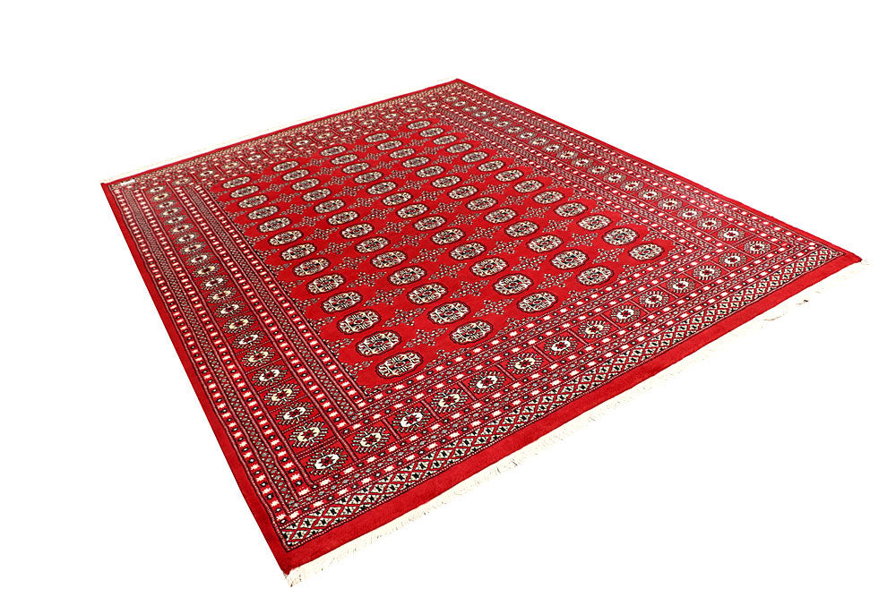 Firebrick Bokhara 6' 8 x 8' 4 - No. 59745 - ALRUG Rug Store