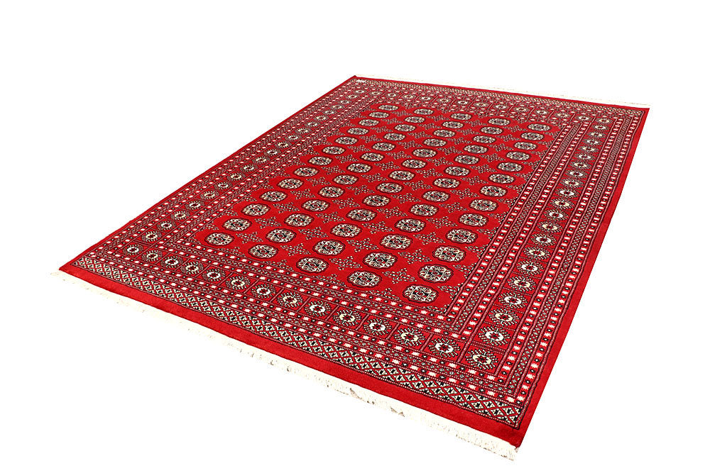 Firebrick Bokhara 6' 8 x 8' 4 - No. 59745 - ALRUG Rug Store