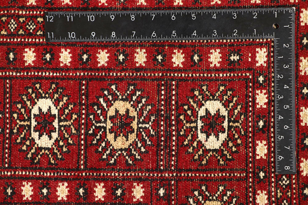 Firebrick Bokhara 6' 8 x 8' 4 - No. 59745 - ALRUG Rug Store