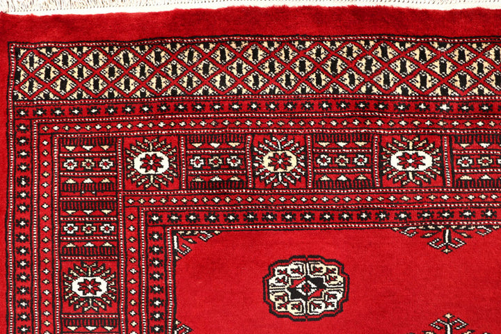 Firebrick Bokhara 6' 7 x 8' 8 - No. 59746 - ALRUG Rug Store