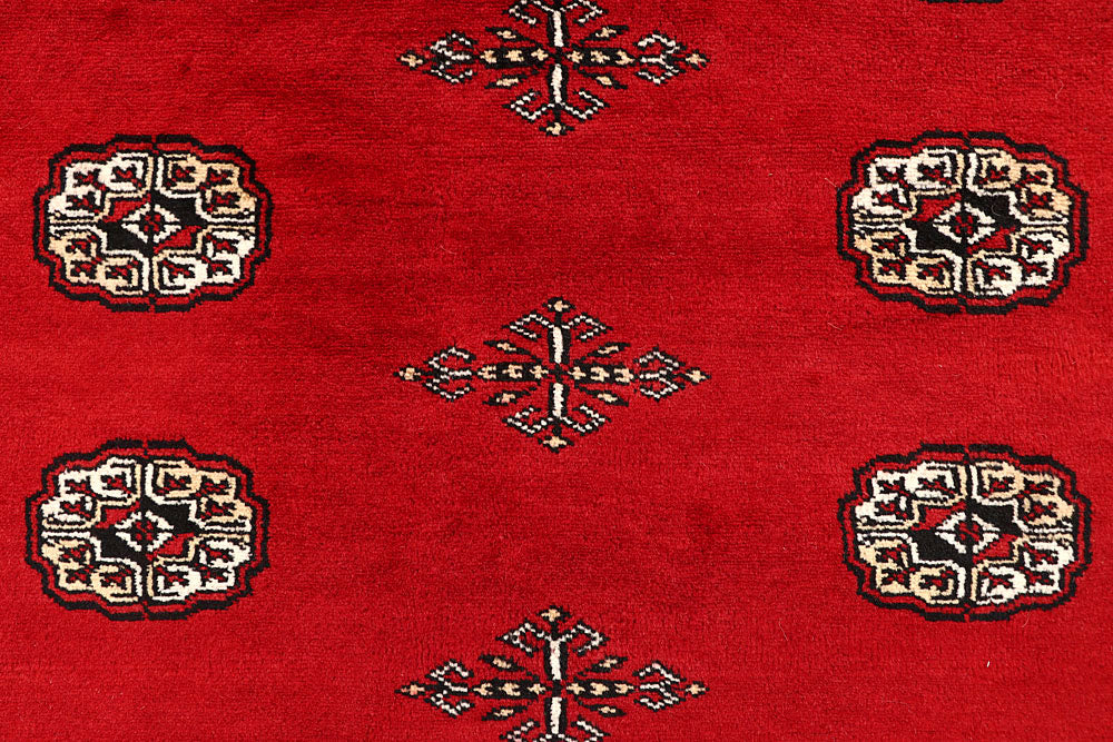 Firebrick Bokhara 6' 7 x 8' 8 - No. 59746 - ALRUG Rug Store