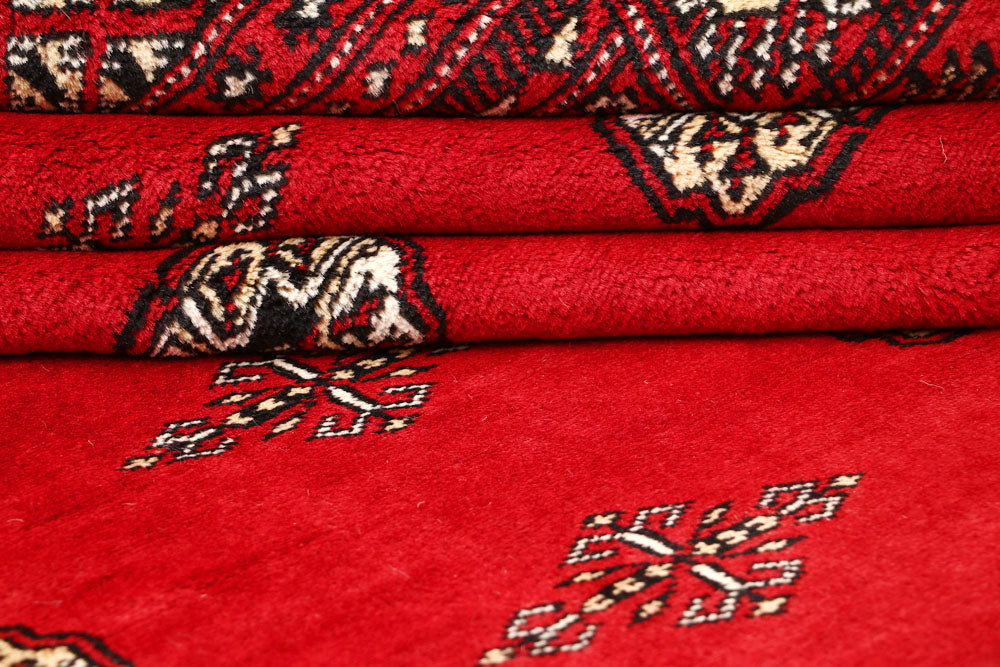 Firebrick Bokhara 6' 7 x 8' 8 - No. 59746 - ALRUG Rug Store