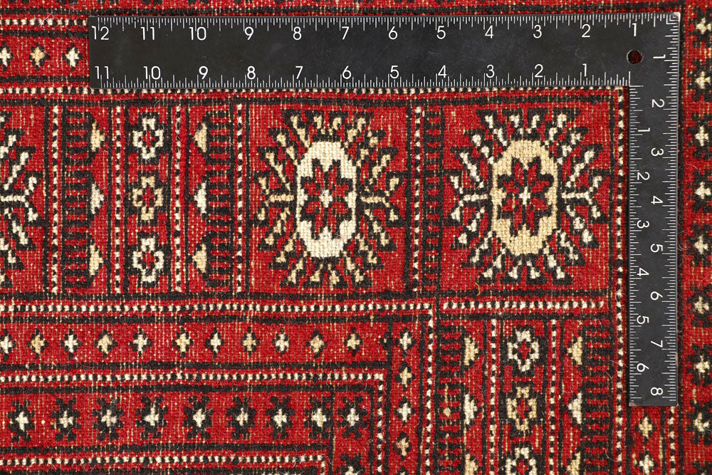 Firebrick Bokhara 6' 7 x 8' 8 - No. 59746 - ALRUG Rug Store