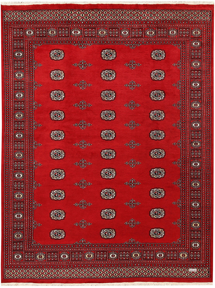 Firebrick Bokhara 6' 7 x 8' 8 - No. 59746 - ALRUG Rug Store