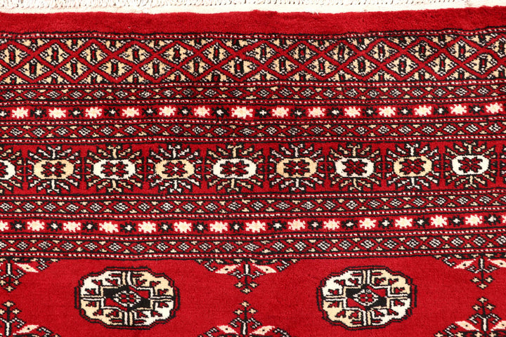 Firebrick Bokhara 6' 8 x 8' - No. 59747 - ALRUG Rug Store