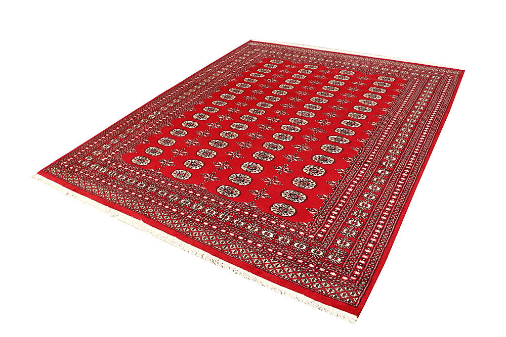 Firebrick Bokhara 6' 8 x 8' - No. 59747 - ALRUG Rug Store
