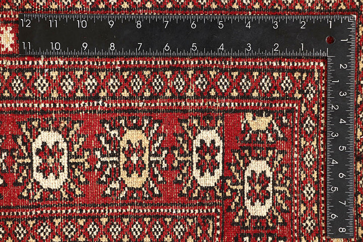Firebrick Bokhara 6' 8 x 8' - No. 59747 - ALRUG Rug Store