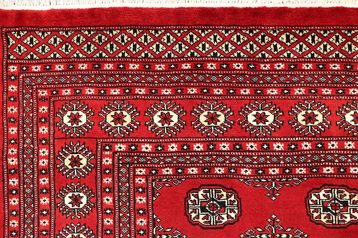 Firebrick Bokhara 6' 7 x 8' 4 - No. 59748 - ALRUG Rug Store