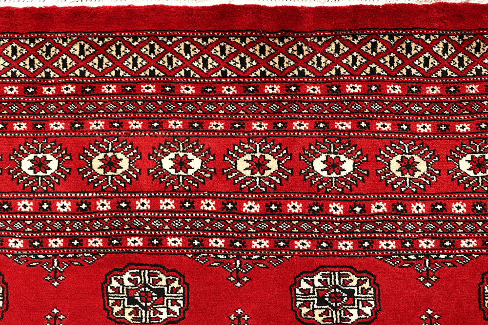 Firebrick Bokhara 6' 7 x 8' 4 - No. 59748 - ALRUG Rug Store