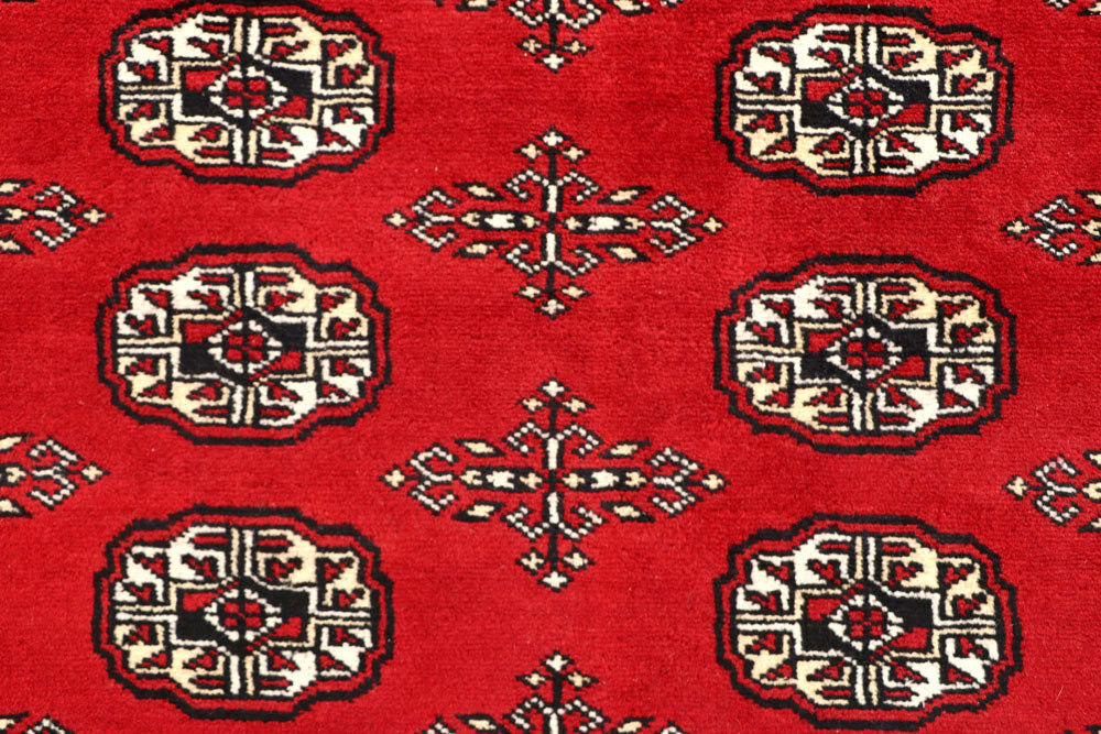Firebrick Bokhara 6' 7 x 8' 4 - No. 59748 - ALRUG Rug Store
