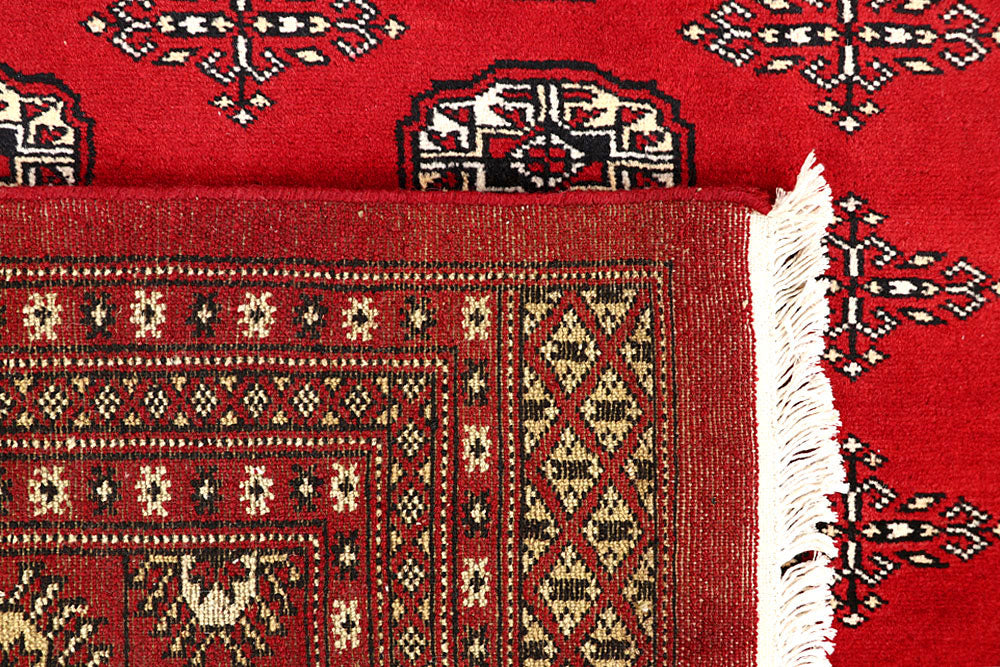 Firebrick Bokhara 6' 7 x 8' 4 - No. 59748 - ALRUG Rug Store
