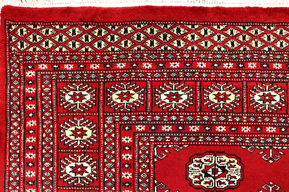 Firebrick Bokhara 6' 6 x 8' - No. 59749 - ALRUG Rug Store