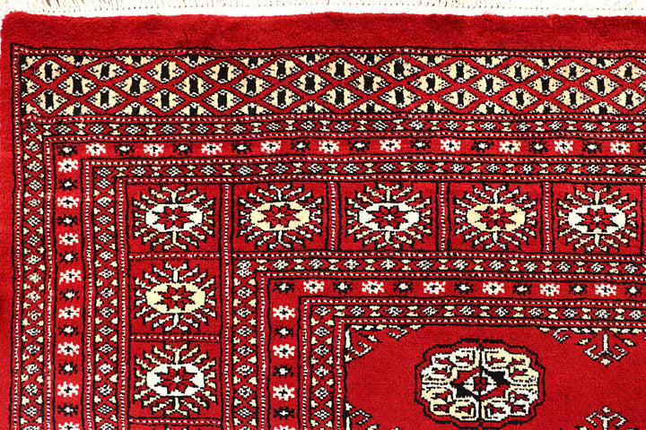Firebrick Bokhara 6' 6 x 8' - No. 59749 - ALRUG Rug Store