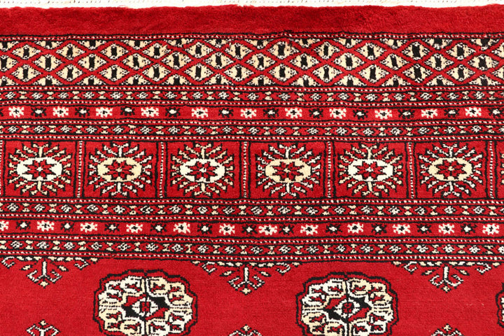 Firebrick Bokhara 6' 6 x 8' - No. 59749 - ALRUG Rug Store