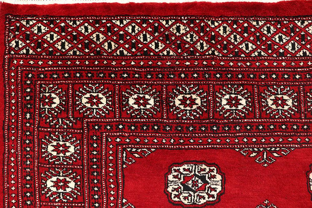 Firebrick Bokhara 6' 6 x 8' 4 - No. 59751 - ALRUG Rug Store