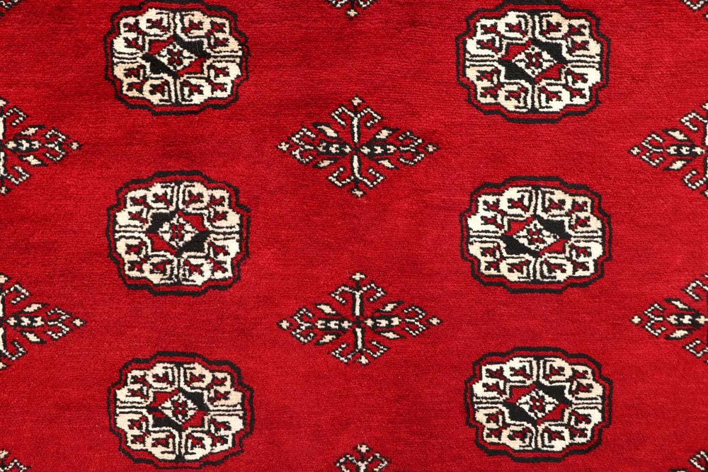 Firebrick Bokhara 6' 6 x 8' 4 - No. 59751 - ALRUG Rug Store